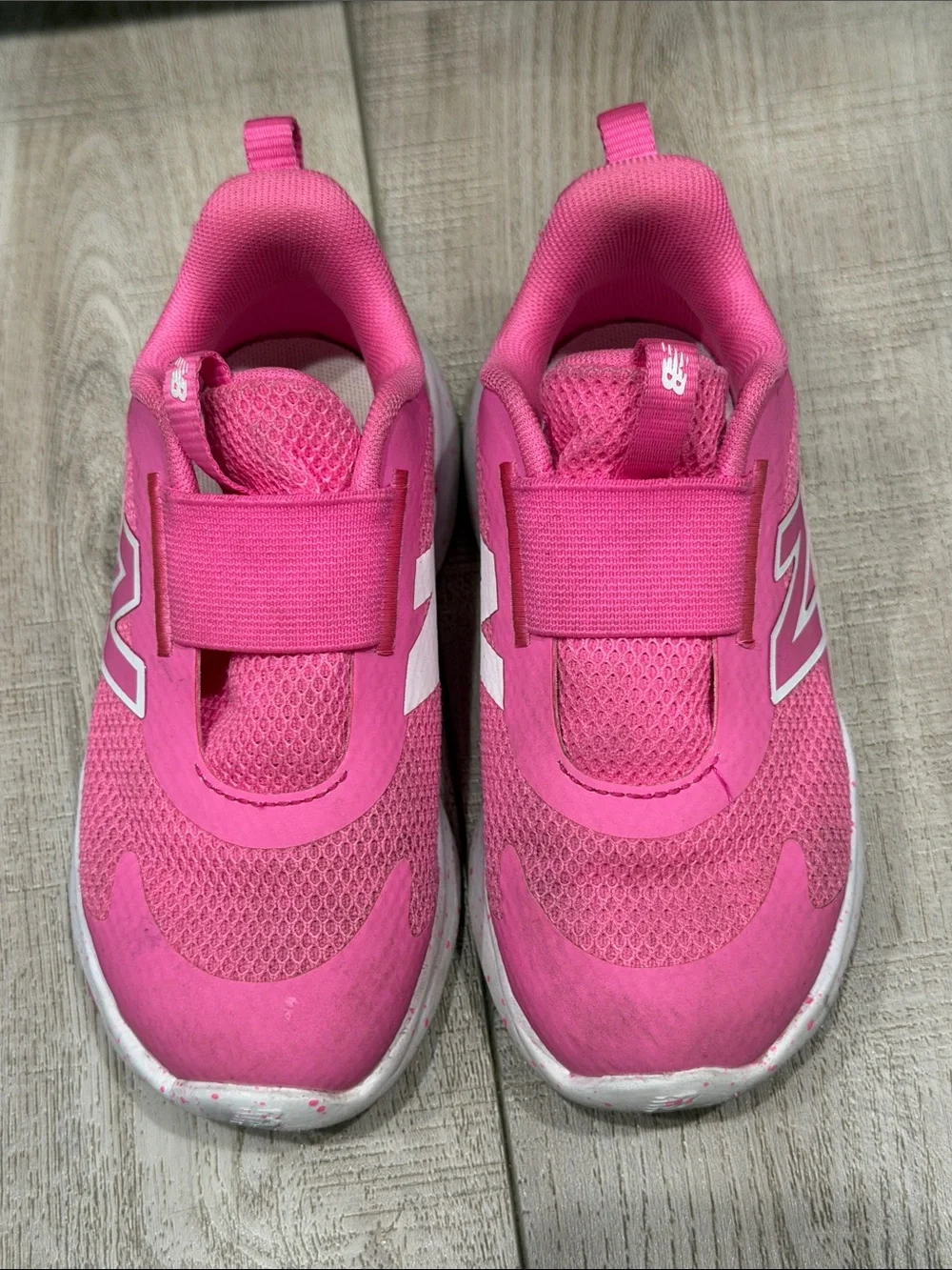 New Balance Slip On Pink and White Sneakers- US 10 Wide